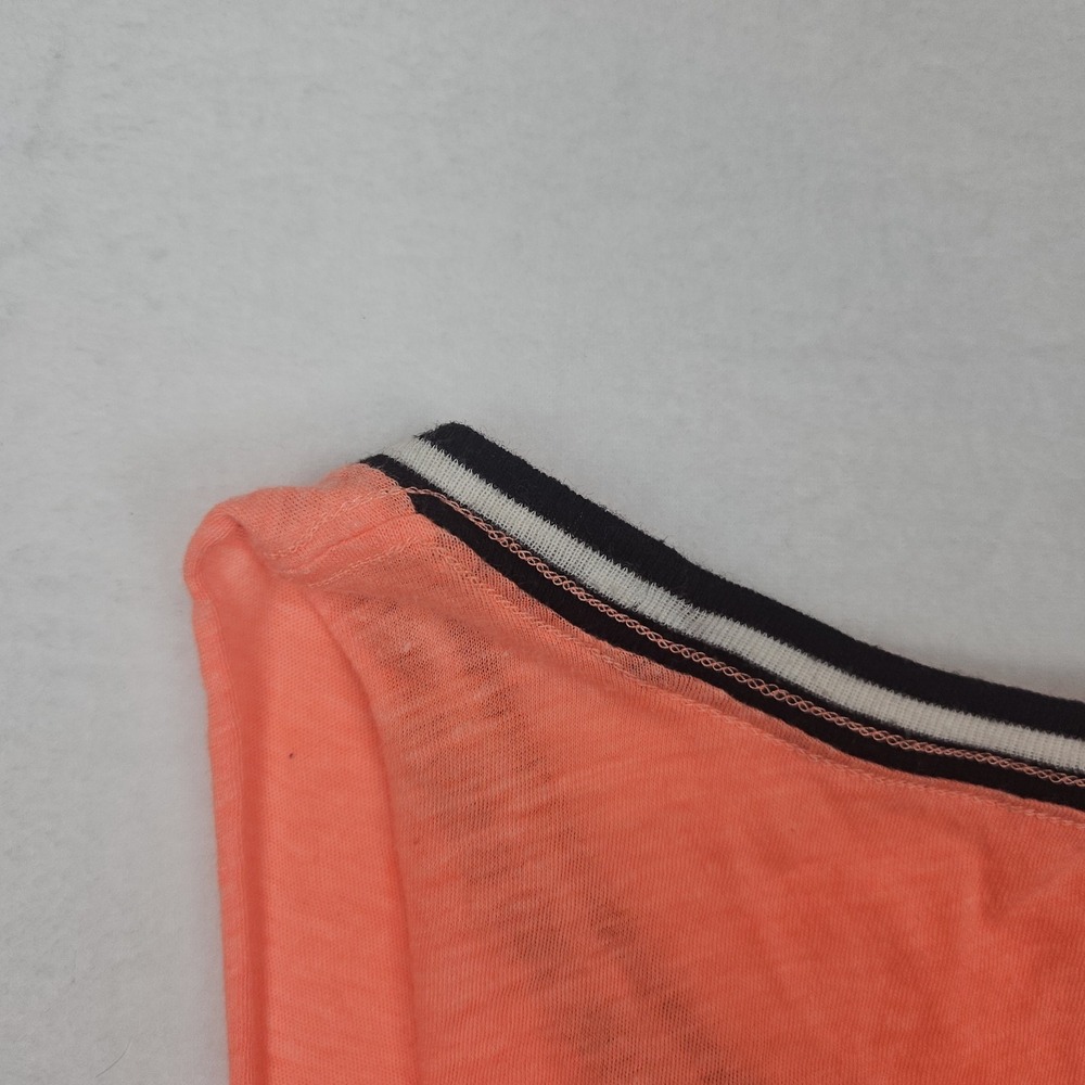 Victoria's Secret PINK Tank Top Medium Coral "The Struggle Is Real" Graphic Gym - Picture 11 of 16